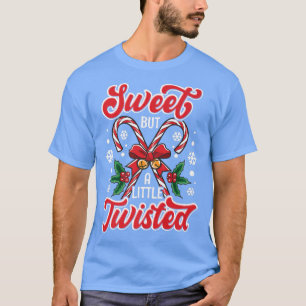 Camiseta Sweet But Twisted Funny Christmas Candy Cane 149
