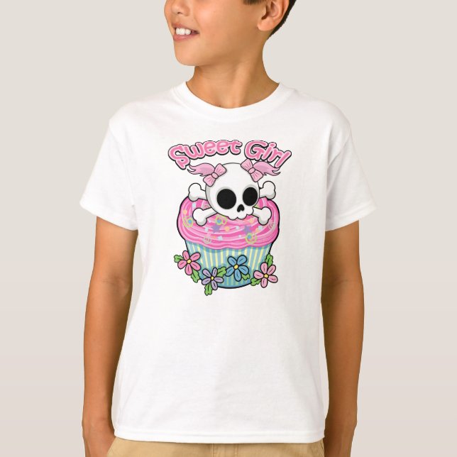 Camiseta Sweet Chica Skull (Anverso)