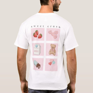Camiseta Sweet Crush Cute Aesthetic Shirt