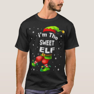 Camiseta Sweet Elf Matching Family Group Christmas Pajama g