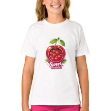 Sweet Inside - Cute Cherry Family Tee