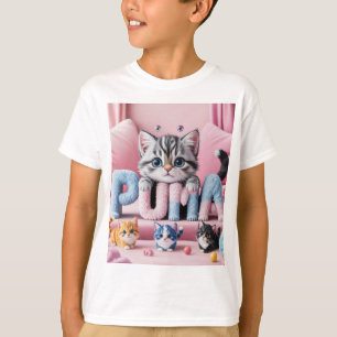 Camiseta Sweet Kitty Squad Arte de Gatos Divertidos y Col