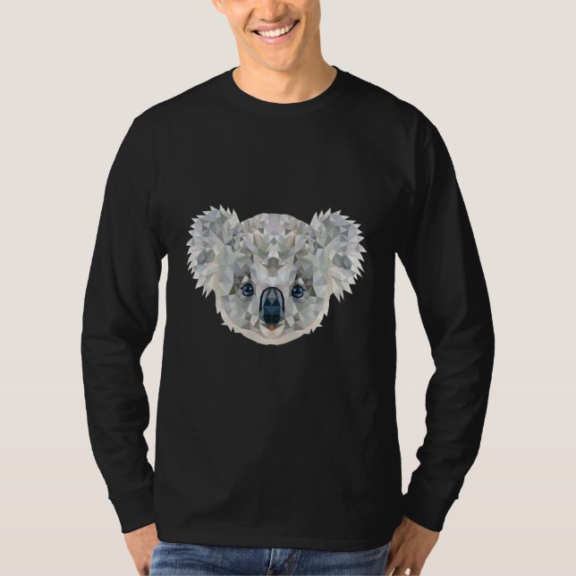 Camiseta Sweet little polygon Koala of Australia (Anverso)