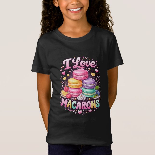 Camiseta Sweet Love Macarons (Anverso)