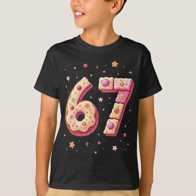 Camiseta Sweet Math Donut Fraction Back to School 67 (Anverso)