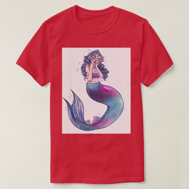 Camiseta sweet mermaid (Diseño del anverso)