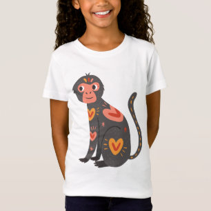 Camiseta Sweet Monkey Love Sweatshirt