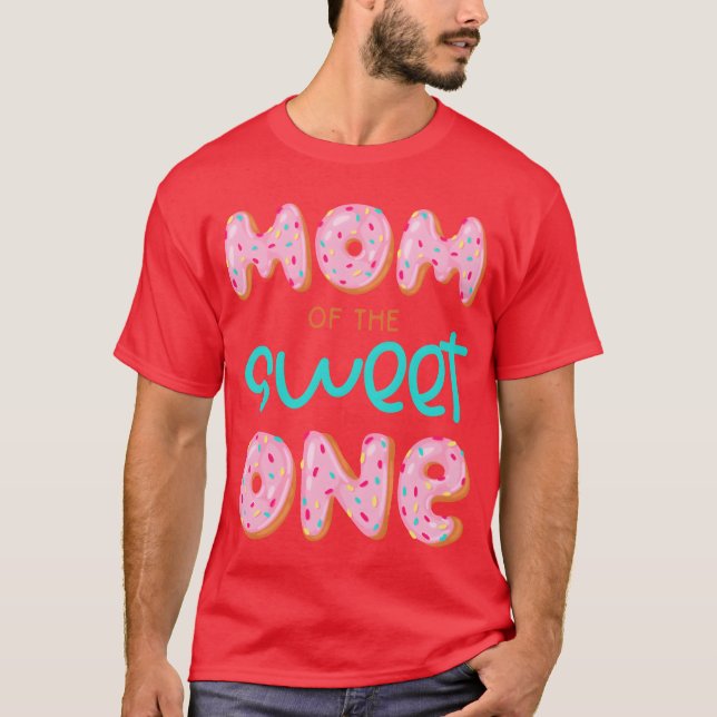 Camiseta Sweet One 1st First Birthday Matching Family Donut (Anverso)