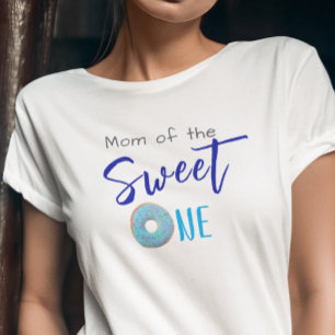 Camiseta Sweet One Donut Blue Primera Fiesta de cumpleaños 