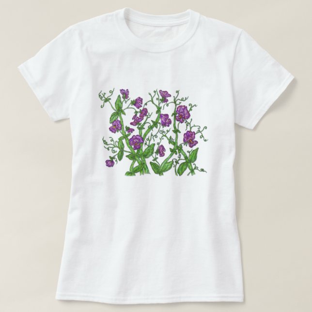 Camiseta Sweet Pea (Diseño del anverso)