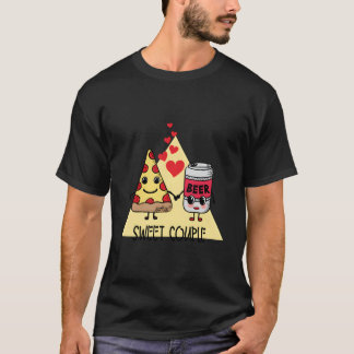 Camiseta Sweet Pizza And Beer