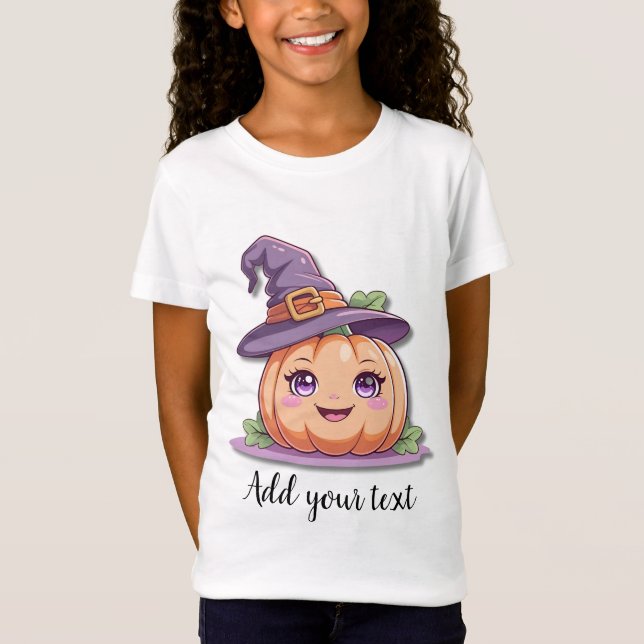 Camiseta Sweet Pumpkin Magic – Halloween T-Shirt for Girls (Anverso)