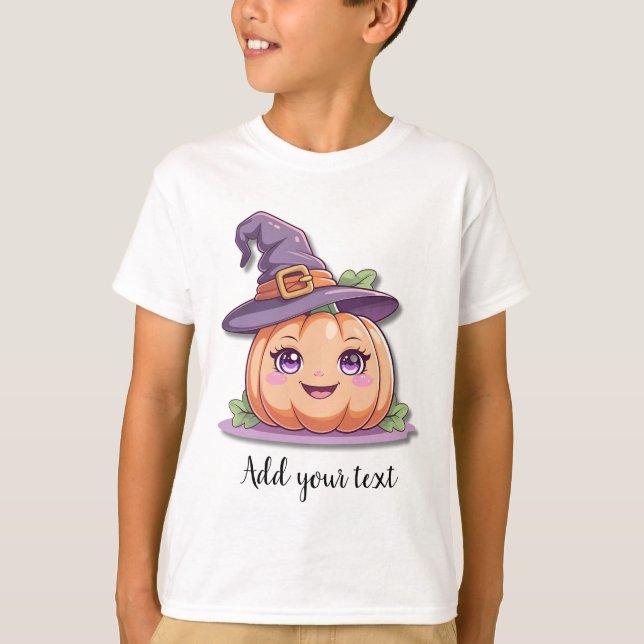 Camiseta Sweet Pumpkin Magic – Kids Halloween T-Shirt (Anverso)