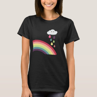 Camiseta Sweet Rainbow & Cloud Maternity T-Shirt