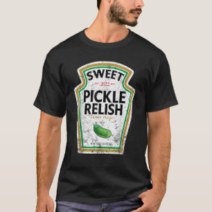 Camiseta Sweet Relish Graciosa Halloween Condiment Green Pi