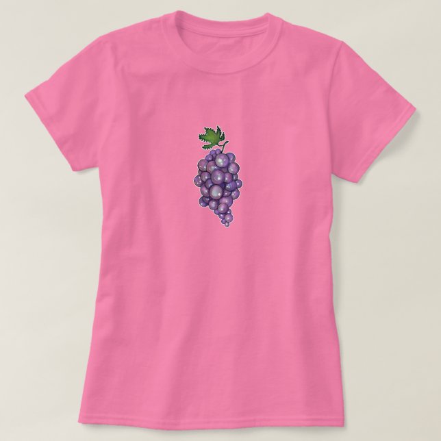 Camiseta Sweet Sapphire Grapes (Diseño del anverso)