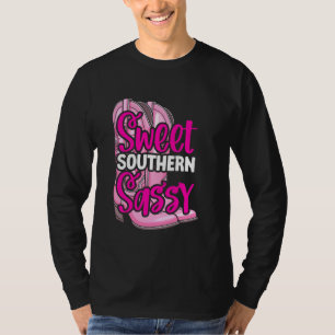 Camiseta Sweet Southern & Sassy Folk Style Western Country