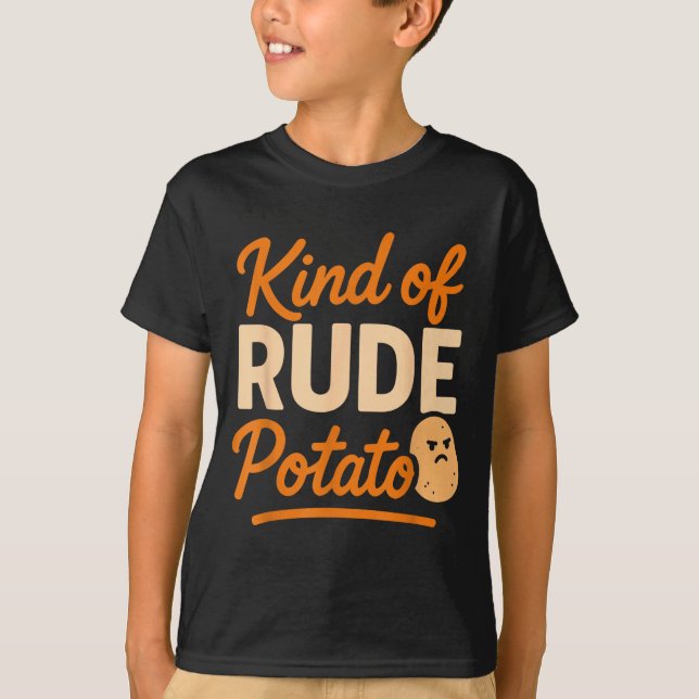 Camiseta Sweet Tato And Kind Of Rude Tato  (Anverso)