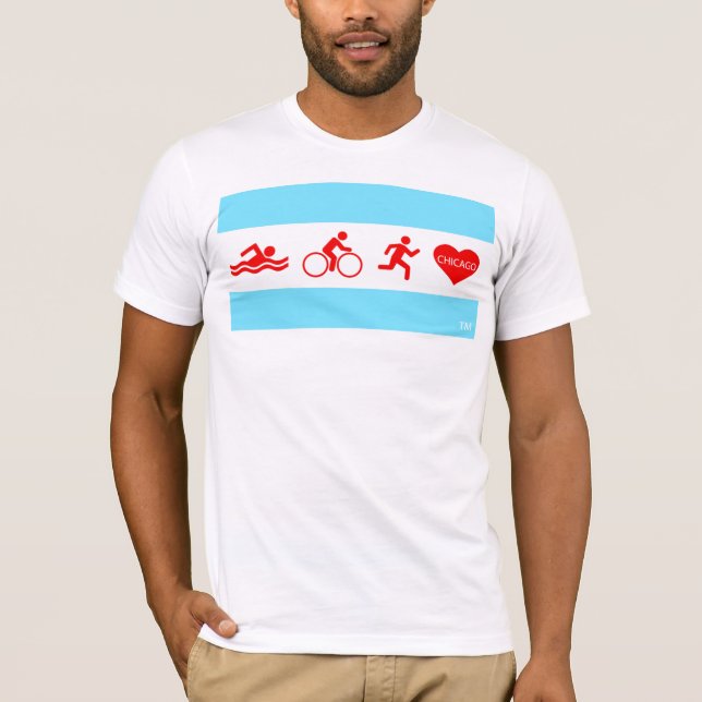 Camiseta Swift Bike Run Chicago (Anverso)