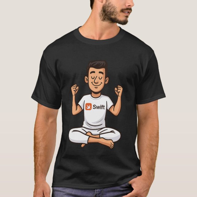 Camiseta Swift Logo Meditation T-Shirt – Programmer  (Anverso)
