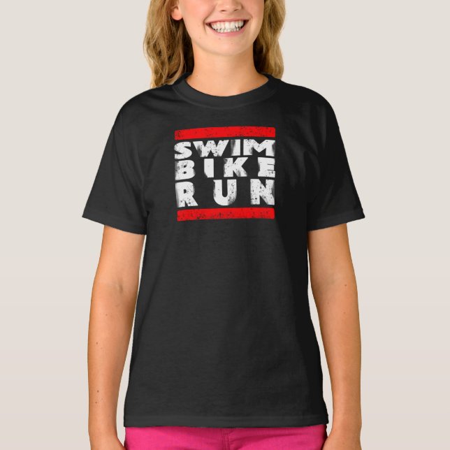 CAMISETA SWIM BIKE RUN  (Anverso)