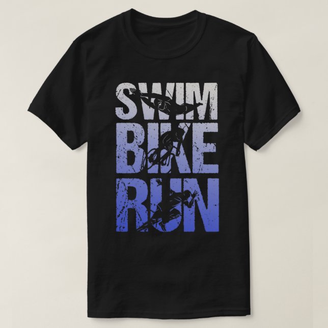Camiseta Swim Bike Run 14 (Diseño del anverso)