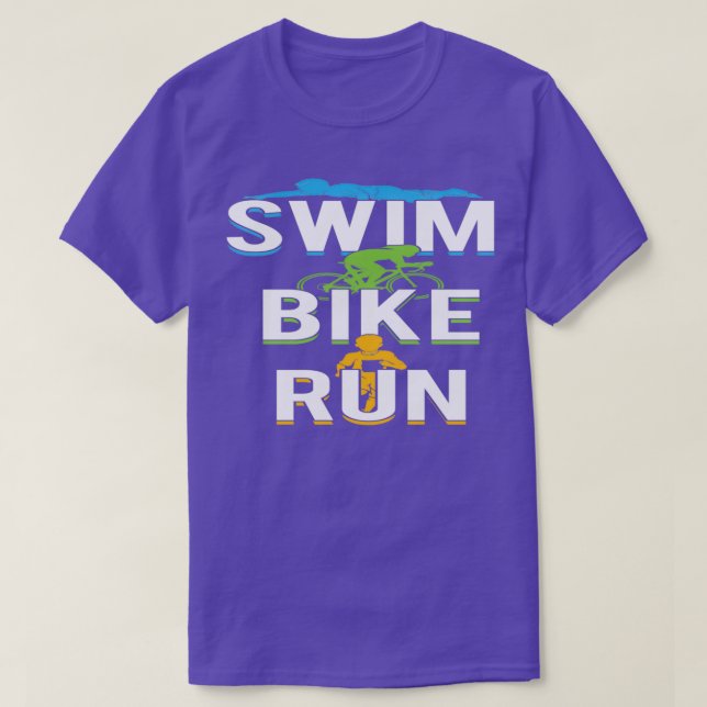 Camiseta Swim Bike Run 15 (Diseño del anverso)