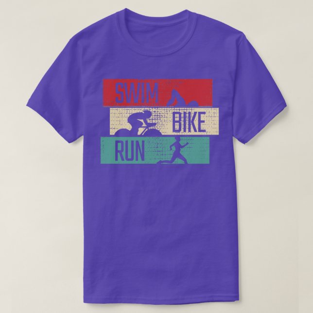 Camiseta Swim Bike Run 2 (Diseño del anverso)