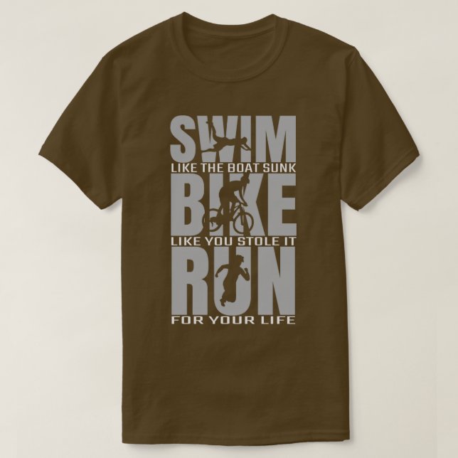 Camiseta Swim Bike Run 2 2 (Diseño del anverso)
