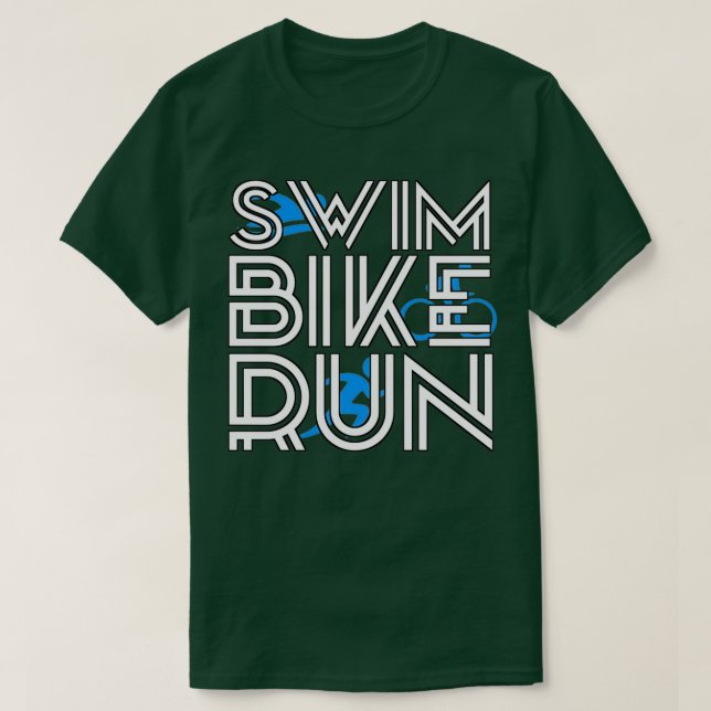 Camiseta Swim Bike Run 4 (Diseño del anverso)