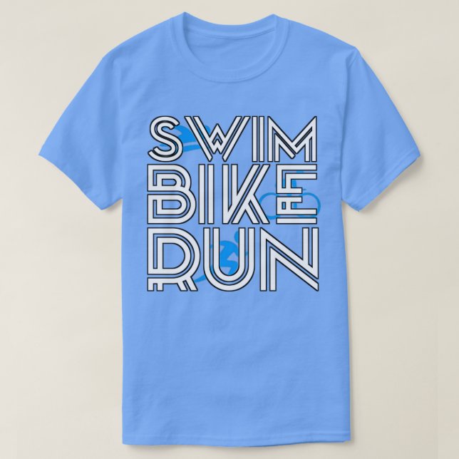 Camiseta Swim Bike Run 40 (Diseño del anverso)