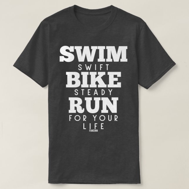 Camiseta Swim Bike Run jogging Sport (Diseño del anverso)