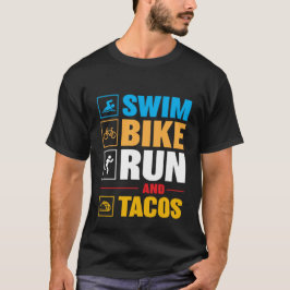 Camiseta Swim Bike Run & Tacos