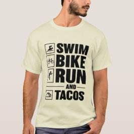 Camiseta Swim Bike Run & Tacos