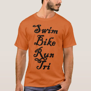 Camiseta Swim Bike Run Tri 1