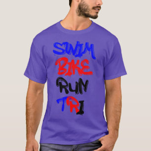 Camiseta Swim Bike Run Tri 2