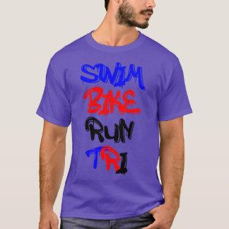 Camiseta Swim Bike Run Tri 2