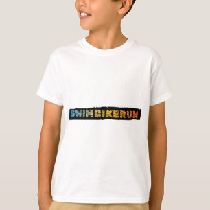 Camiseta Swim Bike Run, Triathlon cool design