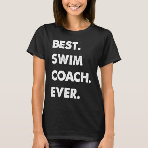 Camiseta Swim Coach Profession Mejor Entrenador De Swim Sie