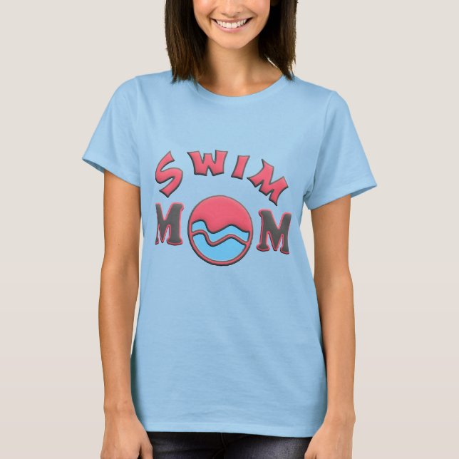 Camiseta Swim Mom T-Shirt (Anverso)