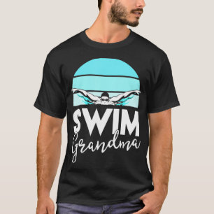 Camiseta Swim Team Shirt Abuela Mamá Nadando Conoce A Nadad