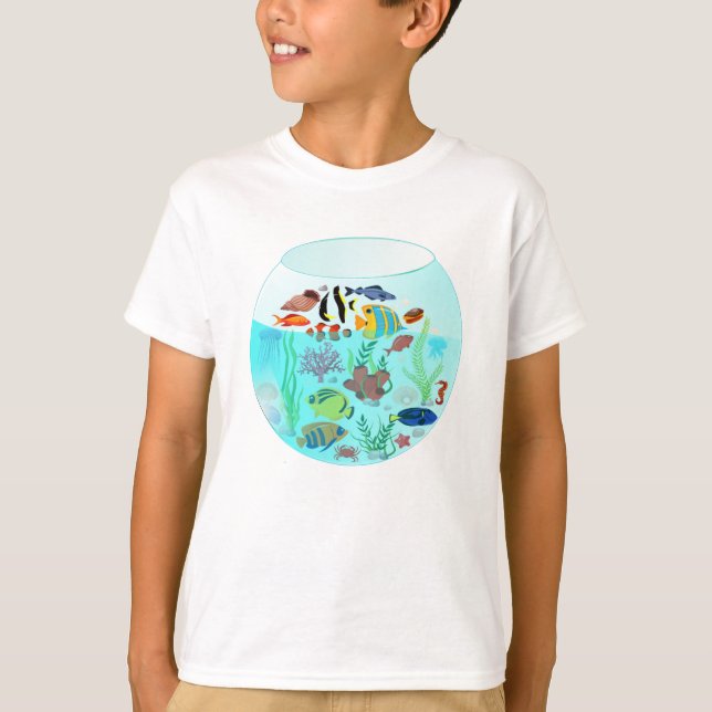 Camiseta swimming fish bath (Anverso)