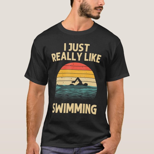 Camiseta Swimming For Men Women Swimmer Swim Teacher Butter (Anverso)