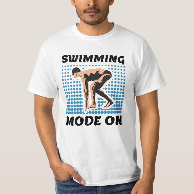 Camiseta Swimming Mode on - Pool Lover (Anverso)