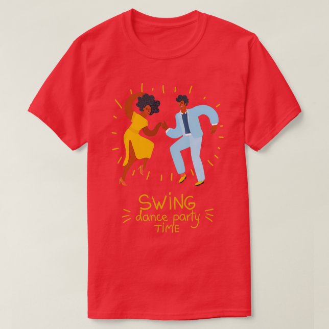 Camiseta Swing Dance Fiesta (Diseño del anverso)