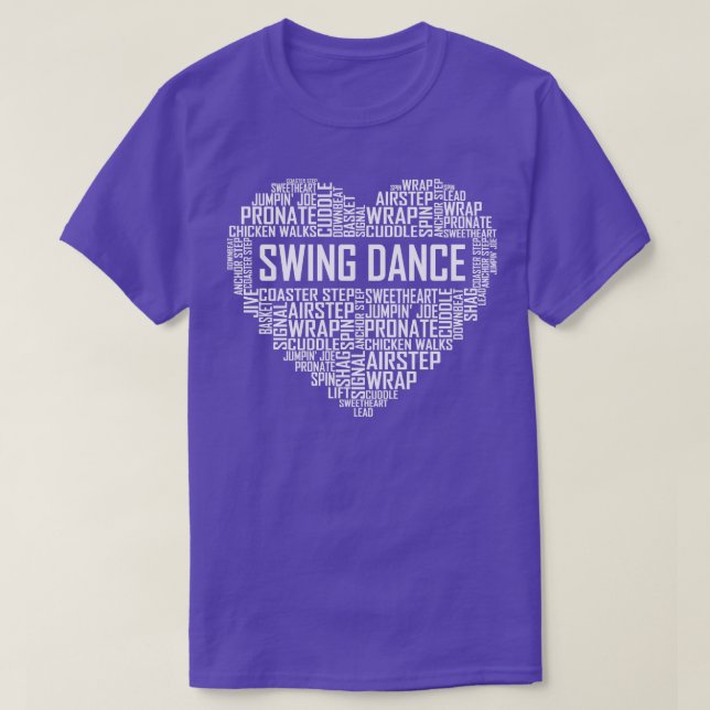 Camiseta Swing Dance Heart (Diseño del anverso)
