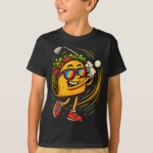Camiseta Swing de golf de taco humor de comida mexicana cin
