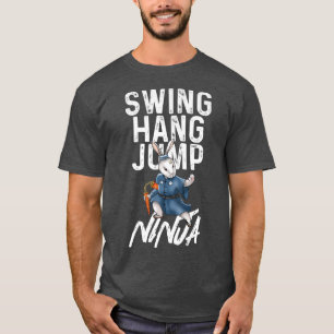 Camiseta Swing Hang Jump Bunny Ninja Nunchucks Artes Marcia