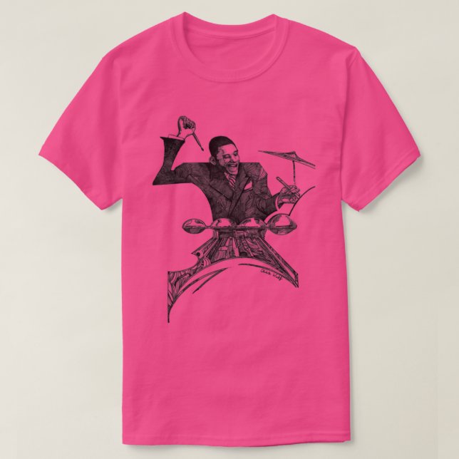 Camiseta Swing Jazz Drummer Chick Webb (Diseño del anverso)