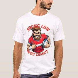 Camiseta Swing Low Power Run Cartoon Rugby Charge